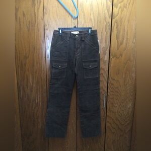 Margret Godfrey Mid-Rise Leather Cargo Pants Womens 8